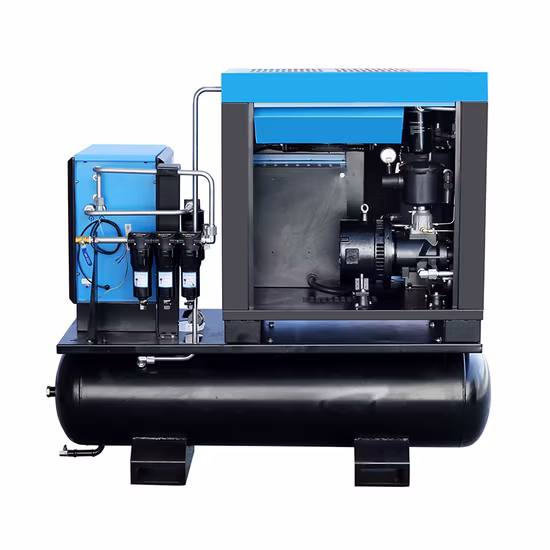 金属レーザー切断機用高圧 15kw 20HP 16bar スクリュータイプエアコンプレッサー